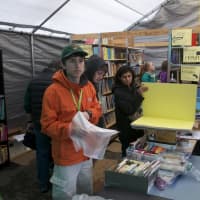 <p>Darien Boys Scouts hold their Giant Tag Sale on Sunday at the Andrew Memorial Scout Cabin.</p>