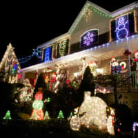 <p>Holiday lights at Traci Lane in Hopewell Junction.</p>
