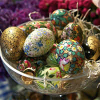 <p>Kashmir Eggs are a popular item at Annabel Green Flowers.</p>