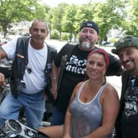 <p>From L: Yonkers MC President David D&#x27;Amato, Jack O&#x27;Malley, Bull &amp; Barrel Brewery owner Wedney Wulkan, Nicky DeCarlo.</p>