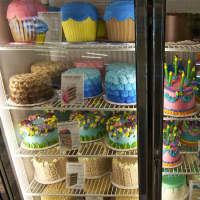 <p>Some of the cakes available at Riviera Bakehouse.</p>