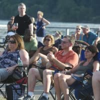 <p>Jessica Lynn performed at the Cold Spring Summer Sunset Series Sunday night on the Hudson.</p>