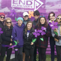<p>One of the teams at Sunday&#x27;s Walk to End Alzheimer&#x27;s.</p>