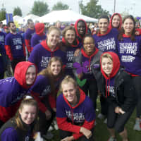 <p>One of the team&#x27;s at Sunday&#x27;s Alzheimer&#x27;s walk.</p>
