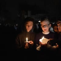 <p>Middle schoolers, whose sisters were friends with Brooke, along with dozens of loved ones and strangers alike, came to show support.</p>