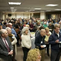 <p>A nice crowd turned out for the NWH reception.</p>