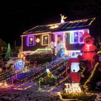 <p>The Fortis home on Fairfax Road in Fishkill is lit for Christmas, with donations going to Morgan Stanley Children&#x27;s Hospital.</p>