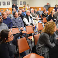 <p>A crowd packed borough hall in Emerson Tuesday night, when the Borough Council passed a resolution designating a condemnation zone downtown.</p>