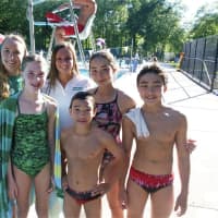 <p>The Pound Ridge team at Wednesday&#x27;s DIII diving championships.</p>