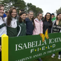<p>Norwalk&#x27;s Marvin School dedicates its softball field in honor of Isabella Icatar on Saturday in a ceremony at the school.</p>