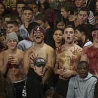 <p>Arlington fans came out to cheer their team Friday night vs. White Plains. </p>
