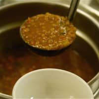 <p>Lentil soup at Liquid Lunch.</p>