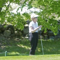 <p>Golfers enjoy the great weather at the Richter Golf Course in Danbury.</p>