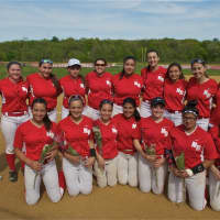 <p>The 2016 North Rockland High softball team clinched their league title Thursday with an 8-4 win over Suffern.</p>