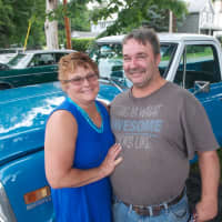 <p>Mike &amp; Shirley Maloney of Beacon, with their &#x27;72 Chevy C20 pickup - with rare nine-foot bed.</p>