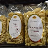 <p>Customers can buy a wide variety of imported foods at Italian Riviera, including many pastas. Some are gluten free.</p>