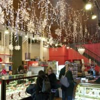 <p>Inside Oliver Kita Chocolates, a jewel box of a chocolate store in Rhinebeck</p>