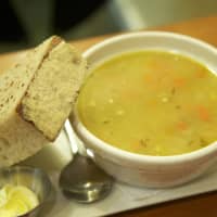 <p>The Chicken Spaetzle soup at Bread Alone.</p>