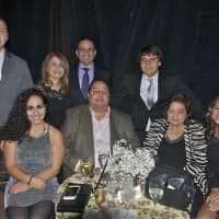 <p>Honoree Jack Catanese (back, center) and his family at Saturday&#x27;s benefit.</p>