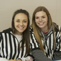 <p>Ballot counters at Sunday&#x27;s event are dressed as referees as part of the Super Bowl theme.</p>