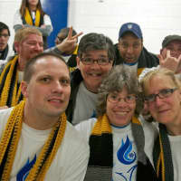 <p>Hudson Valley athletes and coaches get ready for the Opening Ceremonies.</p>