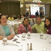 <p>Steer graduate and honoree Montserrat Cardenas (R) and family at Friday&#x27;s event.</p>