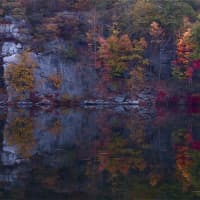 <p>Fall colors at Canopus Lake, Fahnestock Park.</p>