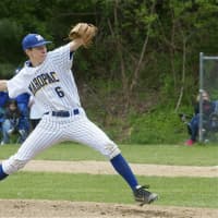 <p>Senior team captain Brendan White went all 10 innings Saturday for the Indians, with a 12-strikeout, six-hit performance to improve his record to 8-1.</p>