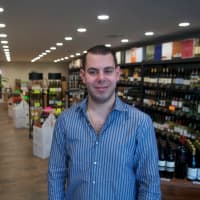 <p>Owner Theodore Lampropoulos in the new Mahopac Wine &amp; Liquor store.</p>