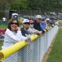 <p>Families and friends watch the action on the field at Challenger Recognition Day.</p>