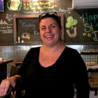 <p>Kinda Kozy owner Toni Fusco (L) at her Fishkill restaurant.</p>