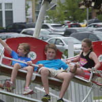 <p>Kids hit the rides at the carnival for St. Mary School in Bethel over the weekend.</p>