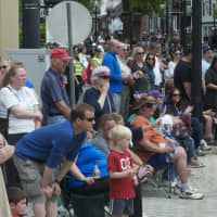 <p>Big crowds line the streets in Bethel to watch the spectacle of the Memorial Day Parade on a beautiful spring day.</p>