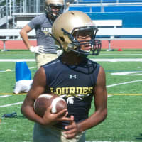 <p>Lourdes players get set for the upcoming season.</p>
