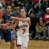 <p>Albertus Magnus defeated Peekskill in a girls playoff game Friday night.</p>