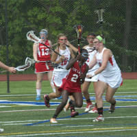 <p>The Fox Lane and North Rockland High School girls lacrosse teams squared off in the Section 1 Class A championship game Thursday at Mahopac high school.</p>