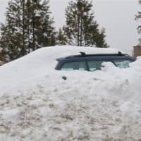 <p>This car was buried by Stella, and snowplows, on South Lake Blvd. in Mahopac.</p>