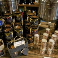 <p>Items for sale at The Blue Olive.</p>