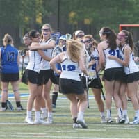 <p>Bronxville celebrated winning its third consecutive Section 1 title Thursday with a win over Pearl River in the Class C championship game.</p>