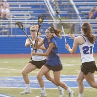 <p>The Pearl River High girls lacrosse team locked horns with two-time defending sectional champion Bronxville in the Class C championship game Thursday night at Mahopac high school.</p>