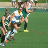 <p>Yorktown and Mahopac met in the Somers Field Hockey Tournament opener Friday at Somers.</p>