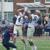 <p>The Lourdes defense comes up with an interception in the fourth quarter.</p>