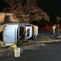 <p>The scene of a DWI on Sunday, Oct. 18 in the Town of Ramapo; no critical injuries were reported.</p>
