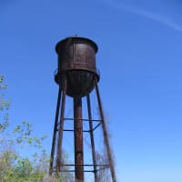 <p>The water tower is pretty much all&#x27;s that&#x27;s left on Davids Island.</p>