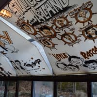 <p>Former Allendale resident Cameron Chaney created new artwork for the Oakland Diner.</p>