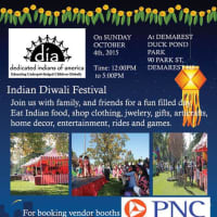 <p>This year&#x27;s Indian Diwali Festival is set for Oct. 4 at Demarest Duck Pond Park.</p>