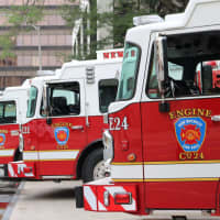 <p>New Rochelle Fire Department has a new tower ladder.</p>
