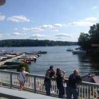 <p>Boaters can pull right up to Down the Hatch on the shores of Candlewood Lake in Brookfield.</p>