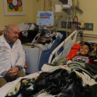 <p>Nine-year-old Jizaiah Ramos of Elizabeth became the first patient at the Children’s Cancer Institute at the Joseph M. Sanzari Children’s Hospital to receive CAR-T Cell therapy.</p>