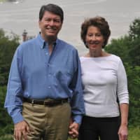 <p>Republican congressional candidate John Faso with his wife, Mary Frances.</p>